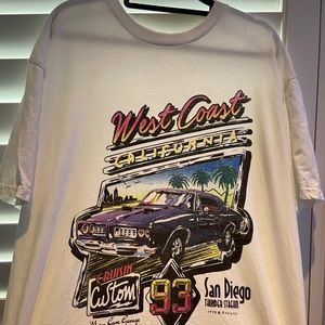 oversized west coast brandy melville tshirt